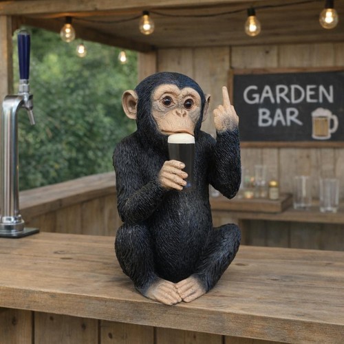 Monkey with beer mcguinness - monkey,