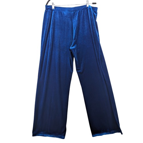 Jaclyn smith blue velvet wide - smith,