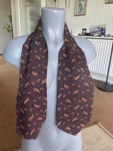 Vintage tootal cravat burgundy - vintage,