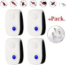 4 Pack Ultrasonic Plug In Pest Repeller Deter Mouse/Mice/Rat/Insect Repellent UK