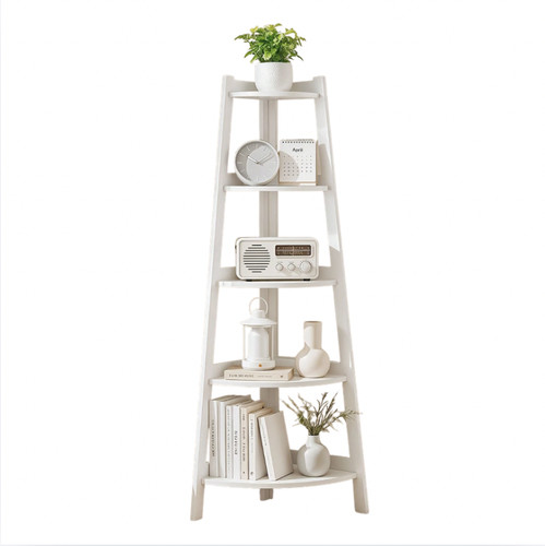 Tier white corner shelf - white,