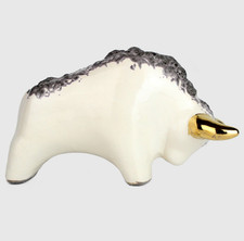 Vintage Ceramic bull buffalo