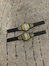 ELITE NXT TAG TEAM TITLE BELTS ACCESSORY WWE WRESTLING FIGURE MATTEL