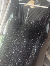 Long Blk Sparkle Evening Dress , For Cruise Never Worn