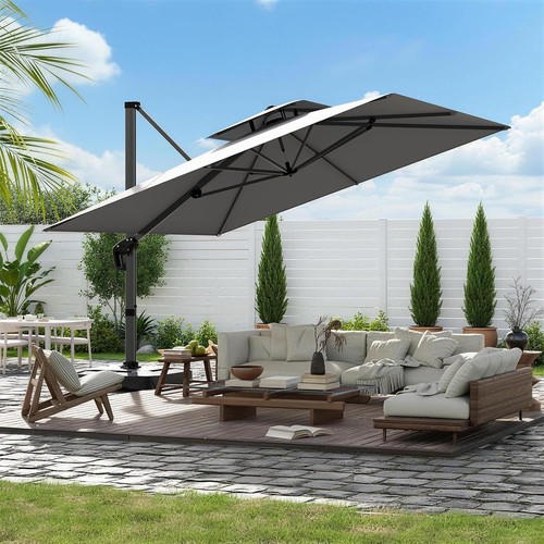 Outdoor cantilever parasol - outdoor,