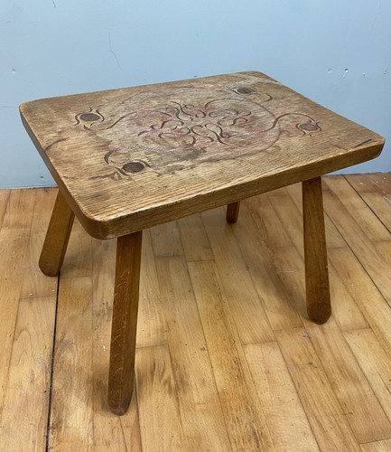 Vintage dutch handcarved oak - dutch,