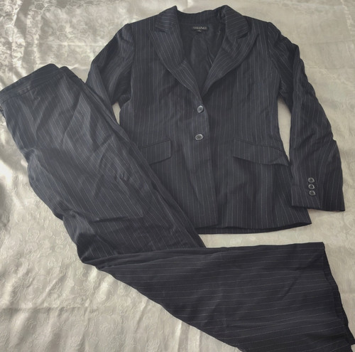 Tahari women black pinstripe - tahari,