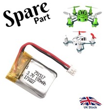 For Hubsan Q4 Nano Quad Drone Rechargeable Battery Power Full (Spare Battery) 