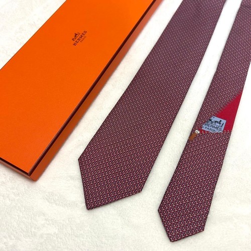 Hermes tie silk 100 all - hermes, 100%