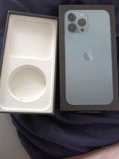 I Phone 13 Pro Max Box Empty Sierra Blue 128 Gig
