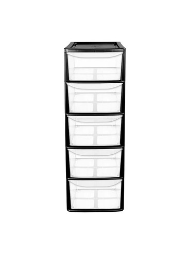 Drawer plastic storage tower - 5,