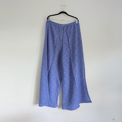 Blue wide leg high rise - wide, summer