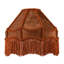 Brown Faux Silk Victorian
