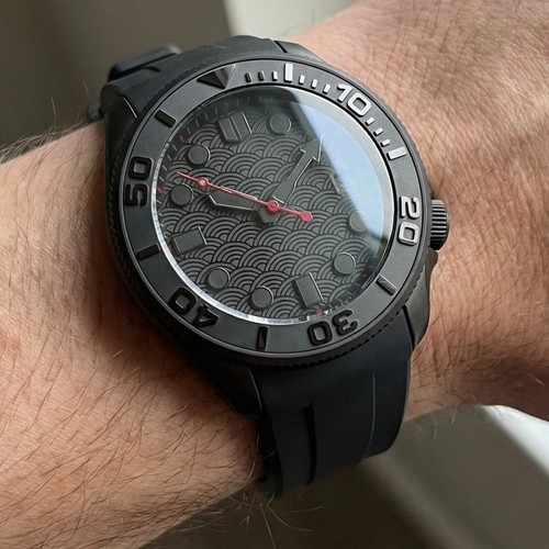 Custom 40mm black stealth wave - custom,