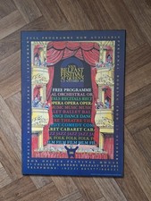 Rare Irish Wood Backed Poster Belfast Festival 1991 Music Arts Wall Art Decor