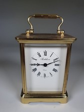 Brass Carriage Clock By Weiss