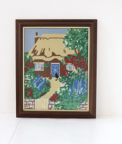 Vintage tapestry completed - vintage,