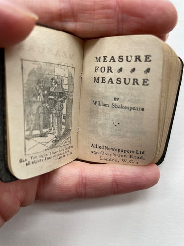 Antique miniature shakespeare - miniature,