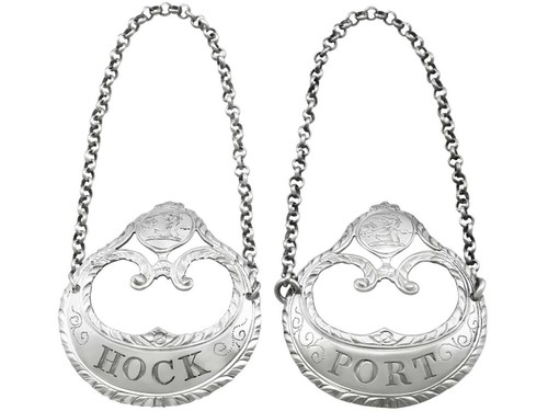 Sterling silver bottle - silver,