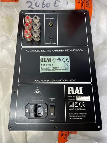 Elac sub 2060 d amplifier - sub,