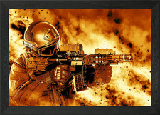 Police officer swat framed - officer,