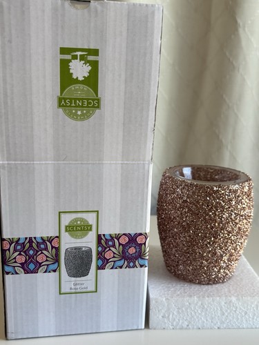 Scentsy glitter rose - glitter, gold