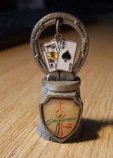 Vintage Pewter thimble - Stratosphere, Las Vegas. Made by Fort company in 1979.