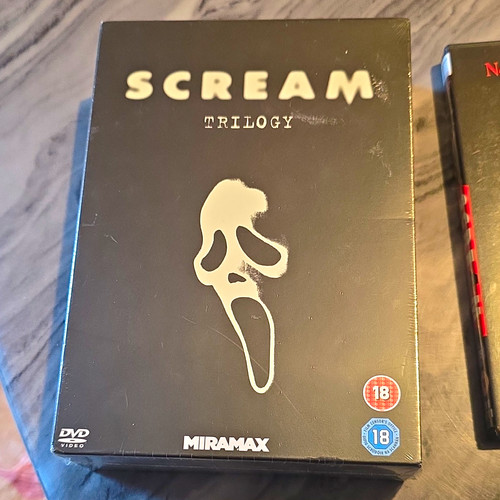 Scream trilogy dvd box - trilogy, set