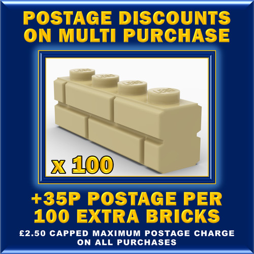 100 new genuine lego 1x4 - x,