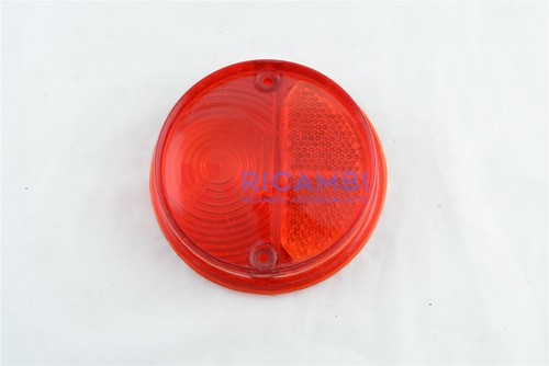 Red plastic rear stop light - red,