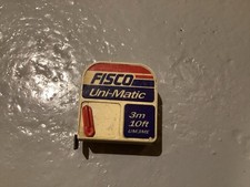 Vintage Fisco Uni-Matic Tape Measure  3m 10 Foot