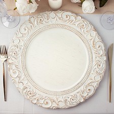 24 Antique White Gold 14"