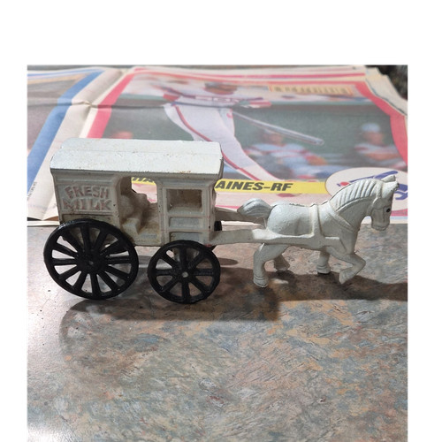 Vintage cast iron horse - vintage,