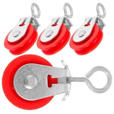  4 Pcs Small Pulley Portable
