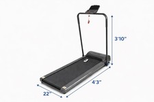 Black Electric Treadmill with