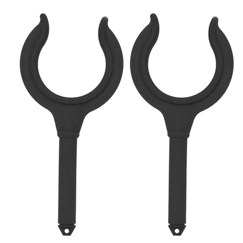 Black boat oar lock - black, 2x