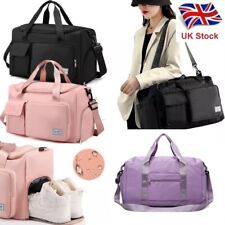 UK Seller Free P&P Large Women Duffle Bag Sport Gym Holdall Bag Weekend Travel