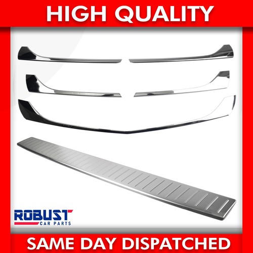 Pcs chrome front grill - 5, trim