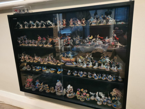Display wall cabinet glass - wall,