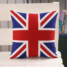 16 INCH UK British Pillow Case Home Decor Union Jack Flag Plush Cushion Cover