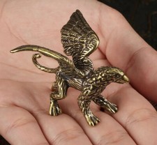 Brass Griffin Figurine Small