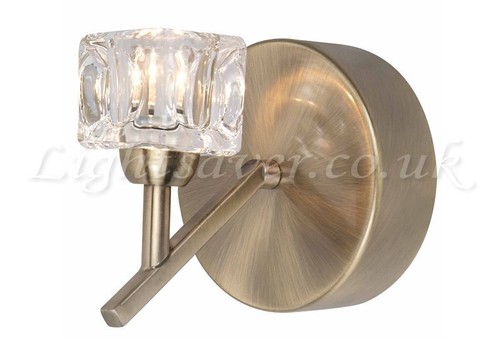 Ice cube glass arm antique - glass,