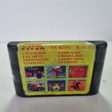 Sega Mega Drive 8 In 1 Games
