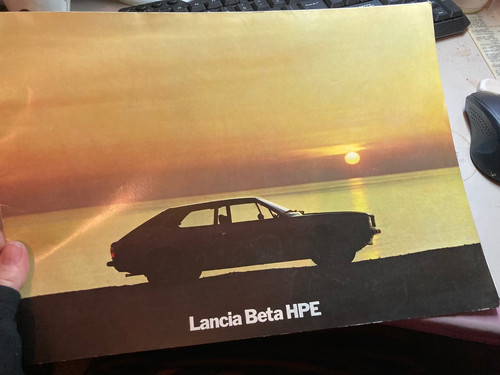 Vintage 1977 lancia beta - vintage, hpe
