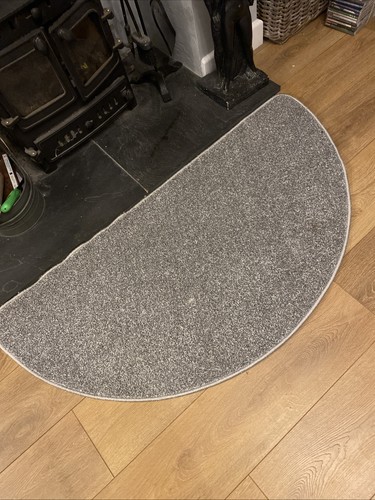 Grey fleck half moon fireside - fleck, moon,