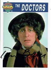 Tom Baker hand signed Doctor