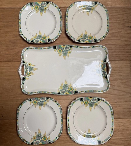 Art deco platter 4 - platter, &