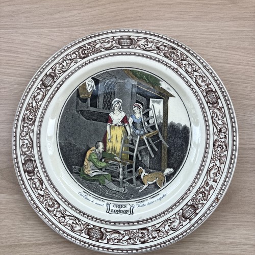 Cries london dinner plate - of,