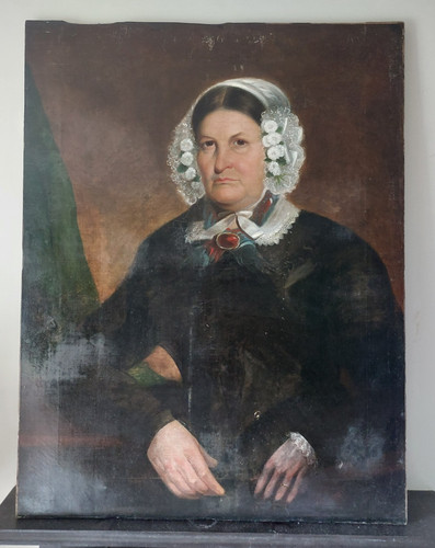 Large early victorian portrait - large,