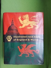 AA Illustrated Road Book of England and Wales Hardback 1965 With Bookmark